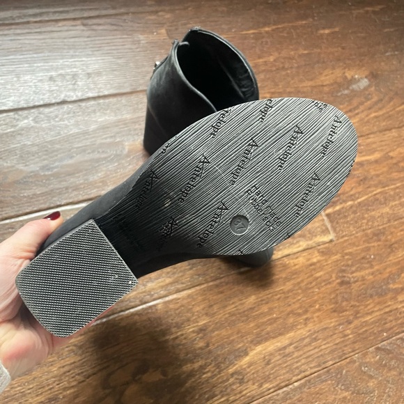 Antelope Black Ankle Booties Size 37 - Picture 2 of 14